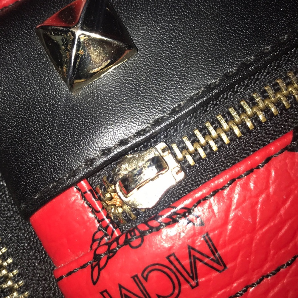 McM Red Backpack - Picture 2 of 4